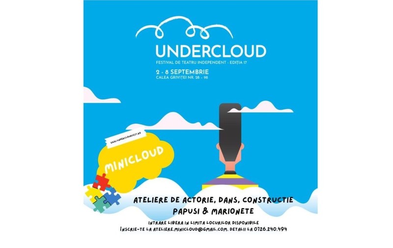 Educație timpurie în domeniul artelor spectacolului la MINICLOUD, în cadrul Festivalului de Teatru Independent UNDERCLOUD 2024