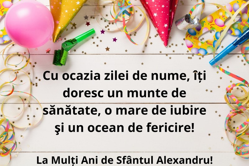 La Mulți Ani de Sfântul Alexandru