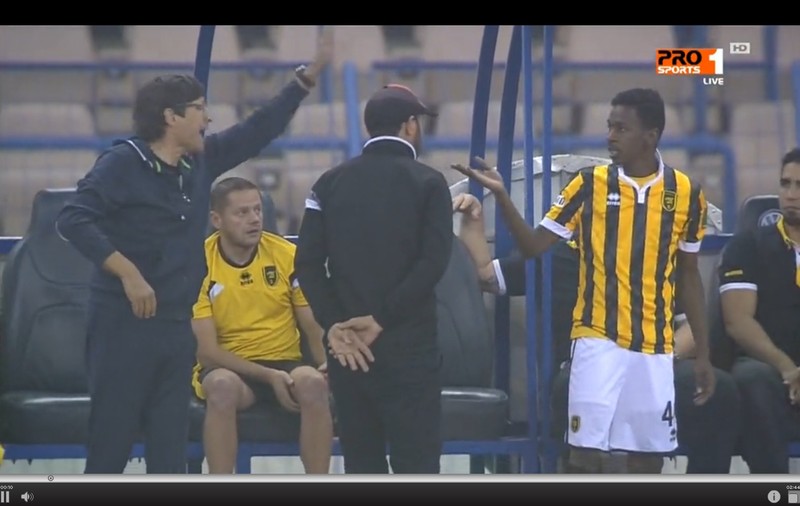 Pițurcă şi-a ieşit din fire în timpul derby-ului pierdut cu Al Hilal / VIDEO