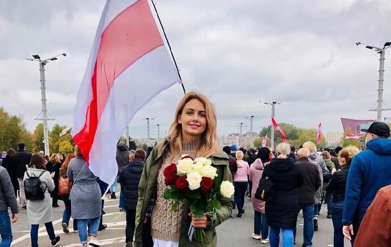 Miss Belarus 2008, între cei 800 de manifestanți arestați în timpul celei de-a 13 duminici de proteste anti-Lukașenko