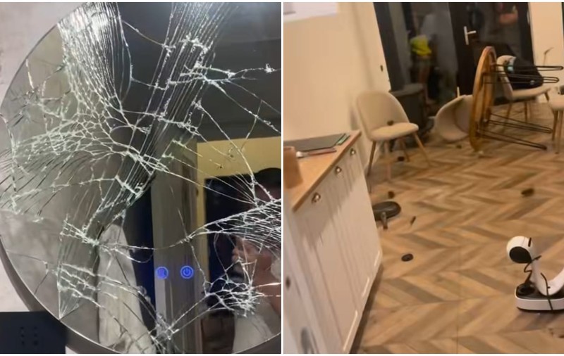 Două fete și iubiții lor au devastat o cabană din Brebu. Polițiștii criminaliști au venit să ia probe: „Este ireal!"