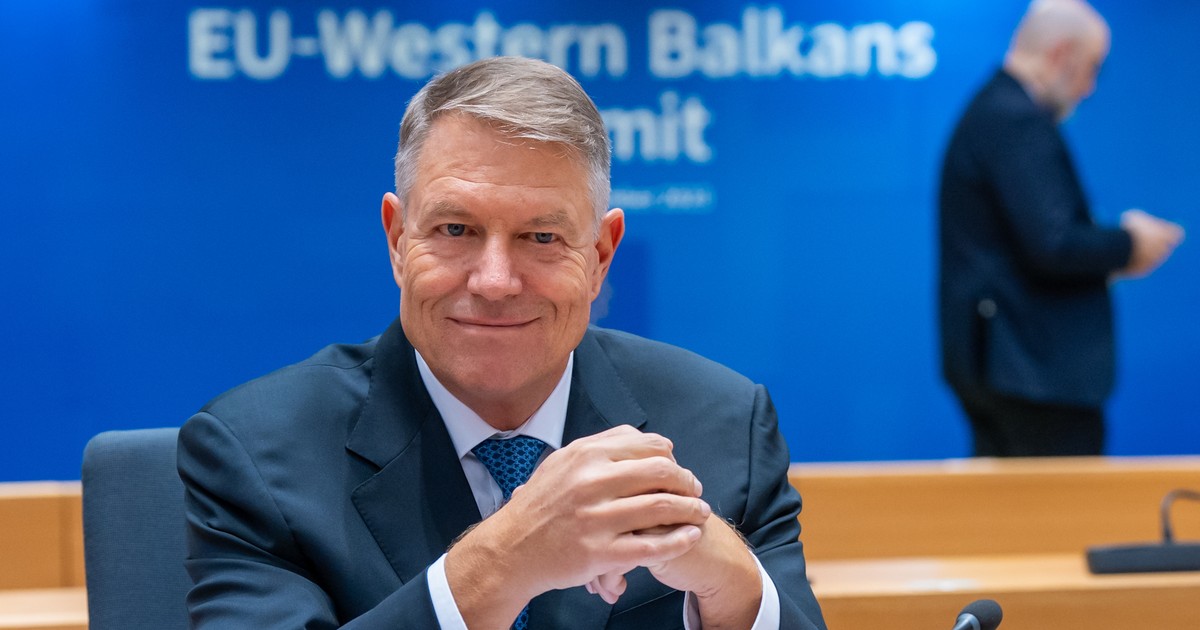 Președintele Klaus Iohannis la Summitul Uniunea Europeană-Balcanii de Vest, pe 13 decembrie 2023. Foto: Președinția României