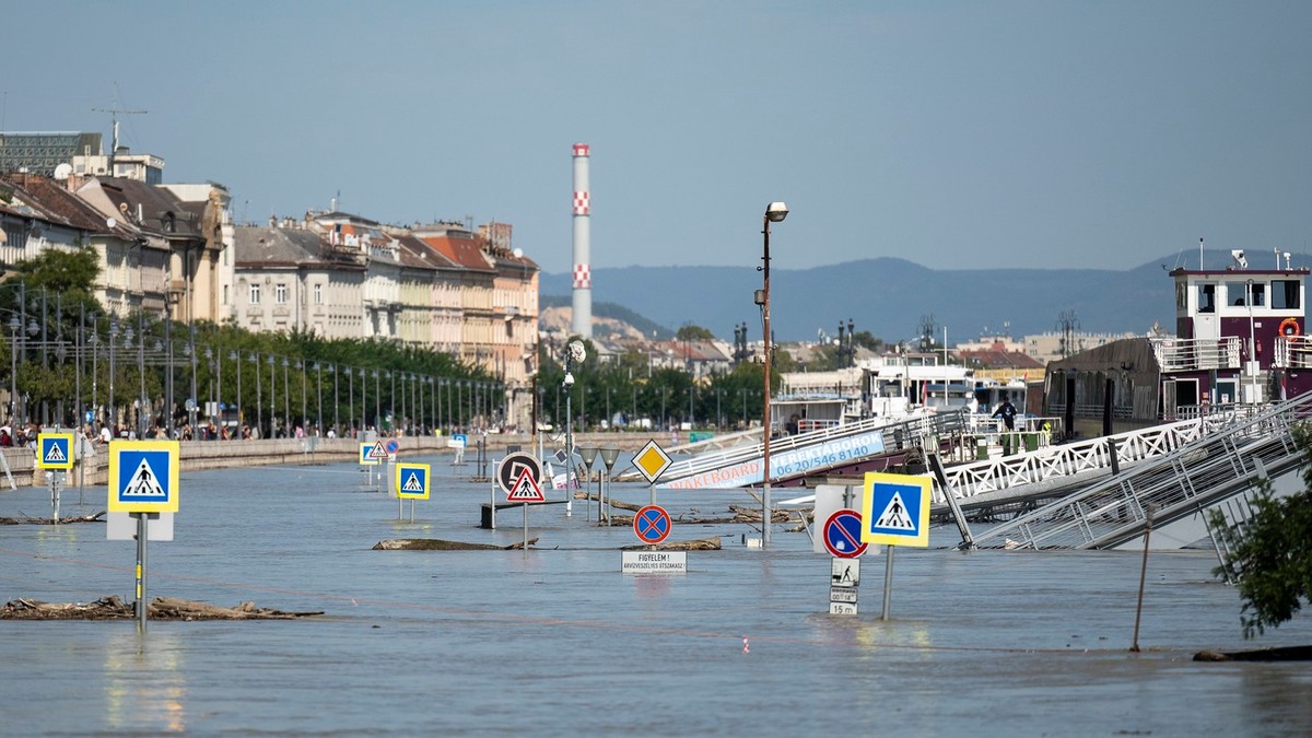 Dunărea, în centrul Budapestei Foto: Profimedia