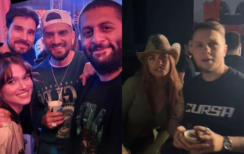 Imagini de la petrecerea lui Codin Maticiuc, care împlinește 44 de ani. Theo Rose, Antonia și Alex Velea s-au distrat la un salon auto din București