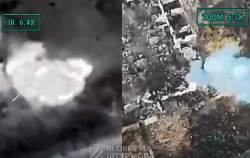 Momentul în care o dronă distruge un sistem de rachete antitanc nord-coreean, pe frontul din Rusia, filmat de ucraineni | VIDEO