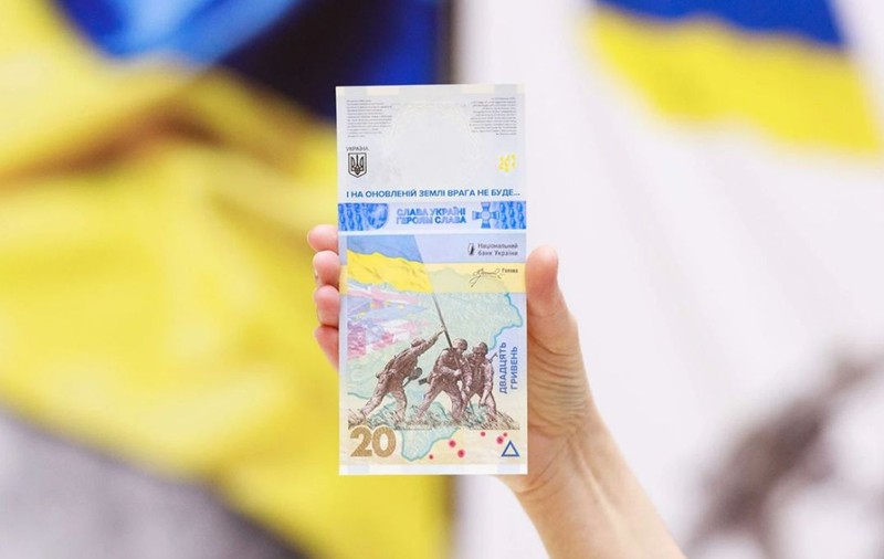 Ucraina lansează o bancnotă comemorativă la împlinirea unui an de război