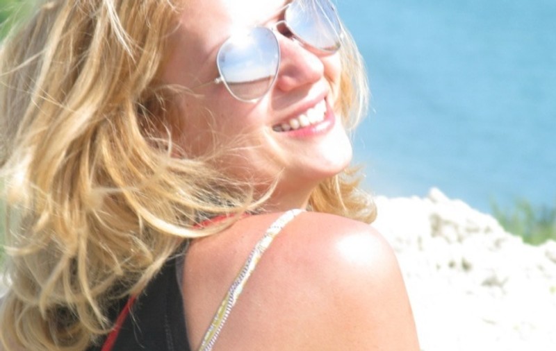 Foto | Amalia Enache şi-a serbat ziua de naştere la mare