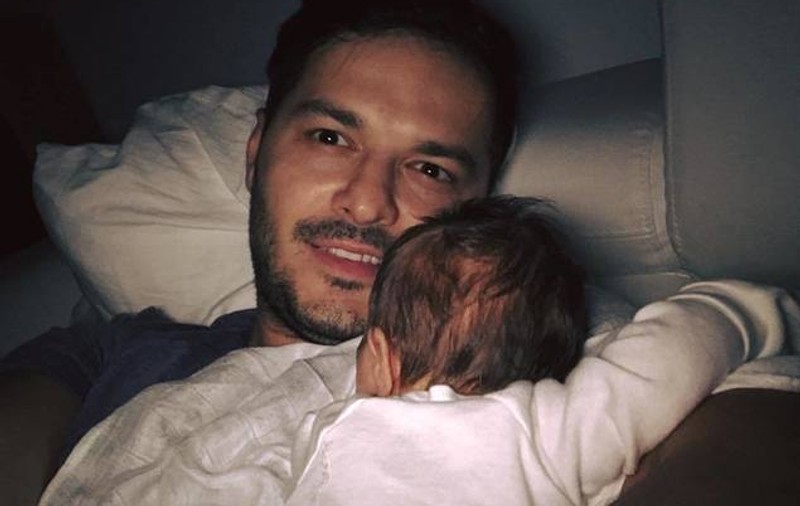 Imagine de colecție cu Liviu Vârciu, iubita și fetița lor. Tabloul perfect de familie