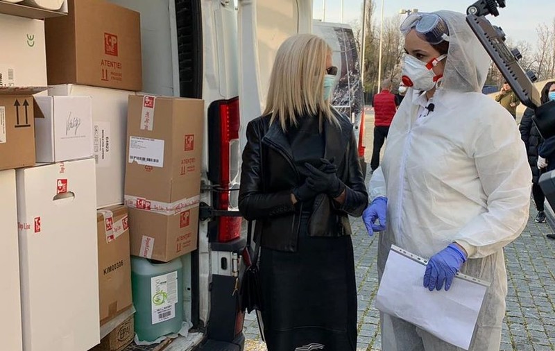 Andreea Marin si campania Prețuiește Viața, primul convoi umanitar în valoare de peste 430.000 de euro în lupta cu Coronavirusul