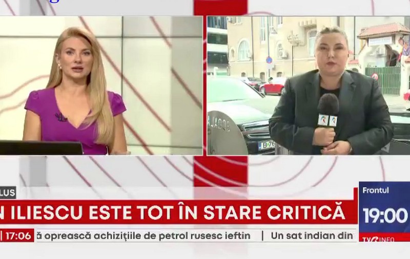 TVR, o nouă gafă: „Reprezentanții Spitalului Grigore Antipa au precizat că starea de sănătate a fostului președinte Ion Iliescu s-a deteriorat”