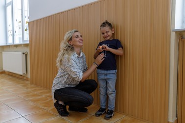 Olga îl întreabă pe fiul ei ce-ar vrea să devină când o să crească Foto: Vlad Chirea