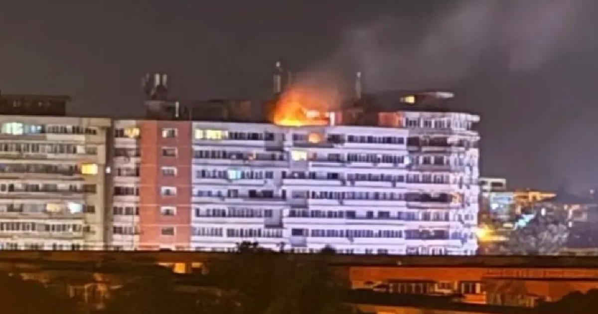 Drona s-a prăbușit pe un bloc de locuințe din Galați