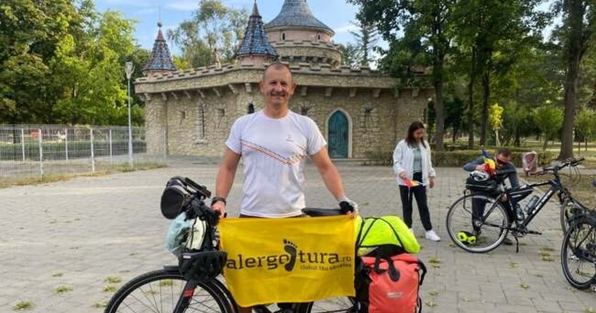 Nelu Slusarciuc, 58 de ani, din Timișoara, este fondatorul proiectului Biciclesc.ro