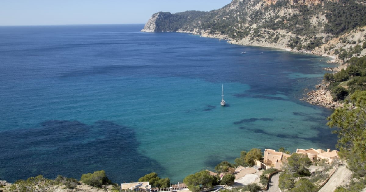 Vedere din Es Cubells, o mică localitate din sud-vestul insulei spaniole Ibiza.