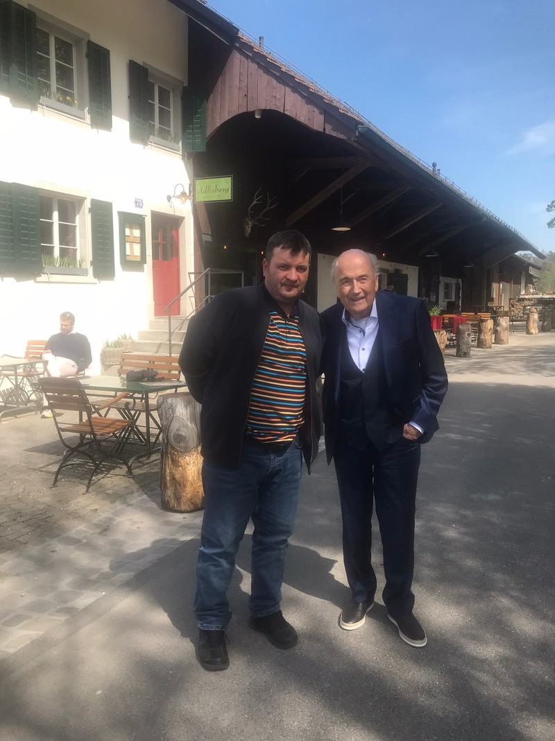 Reporterul Libertății și Sepp Blatter