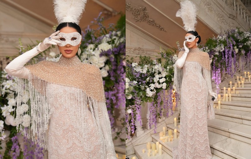 Cum a apărut Adelina Pestrițu la Balul Mascat Bridgerton. Imagini fabuloase cu vedeta