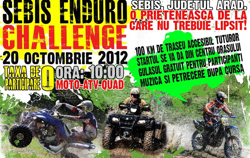 Traseu de enduro la Sebiş, în Arad. Află toate detaliile!