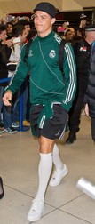Cristiano Ronaldo, pe aeroportul din Manchester FOTO: dailymail