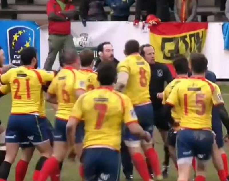 Forurile din rugby investighează prestația arbitrului român Vlad Iordăchescu la meciul Belgia - Spania | FOTO&VIDEO