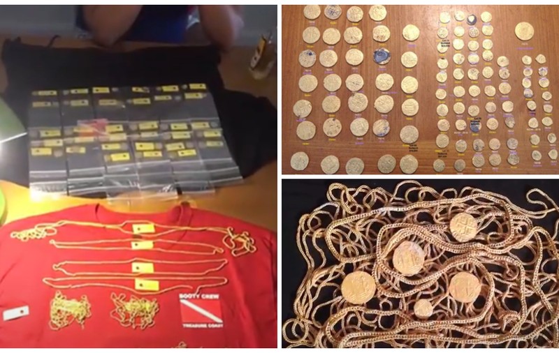 Comoară spaniolă: Monede rare de 1 milion de dolari găsite în epave din 1715, în Florida | VIDEO