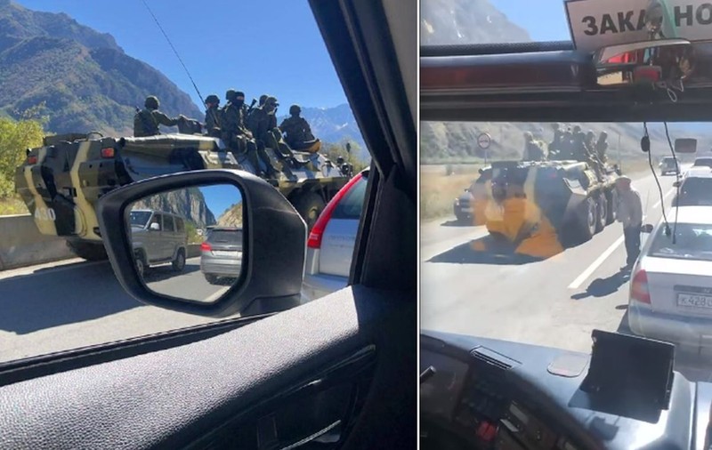 Rusia a trimis militari la granița cu Georgia. „Doar pentru cazul în care rezerviștii vor să străpungă frontiera”, precizează FSB