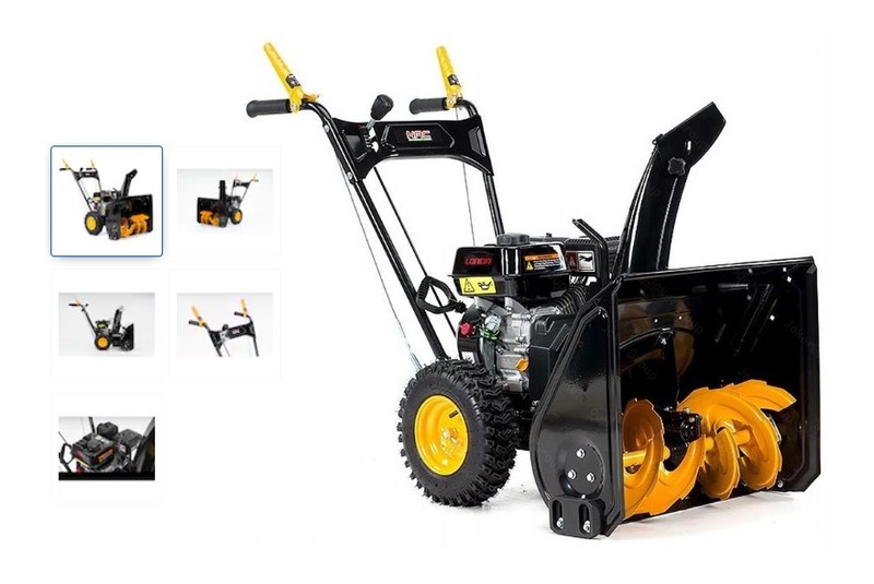 Freza de zăpadă pe benzină NAC STP196-61-K, putere 3,8 kW / 5,17 CP, 3600 rpm, lamă 61 cm