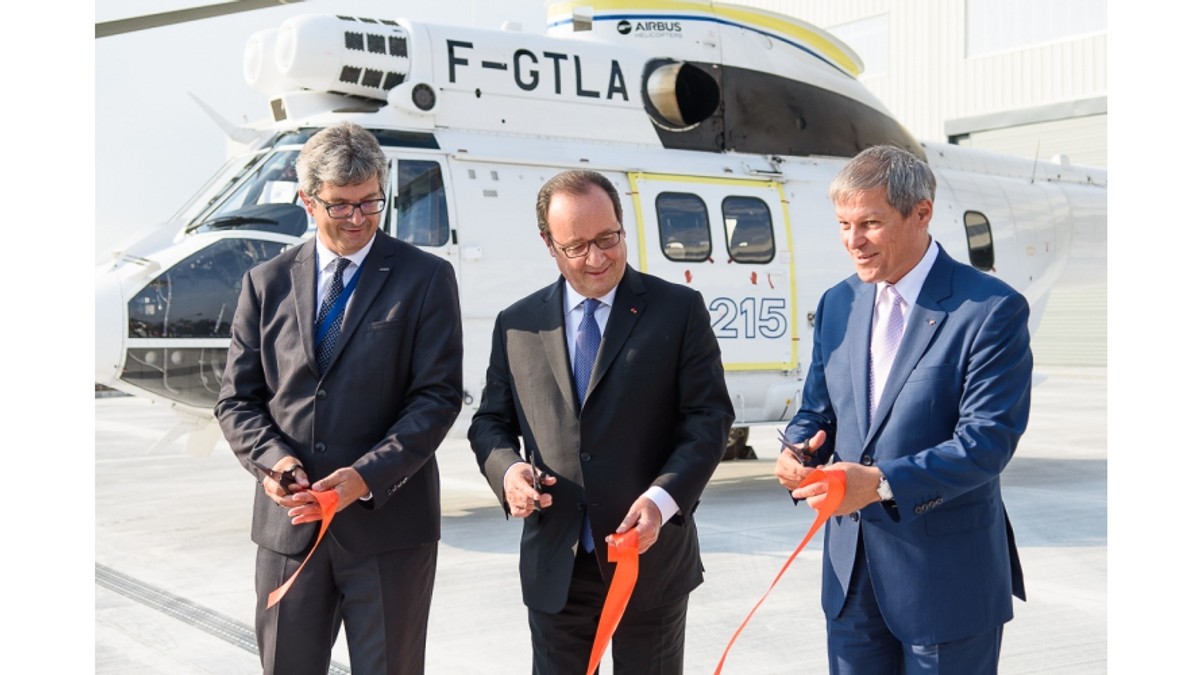 Inaugurarea fabricii de elicoptere Airbus