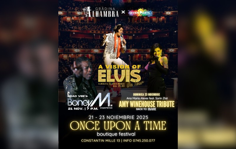 Festivalul „Once upon a time”, la Grădina Alhambra: trei seri de muzică legendară în centrul Bucureștiului