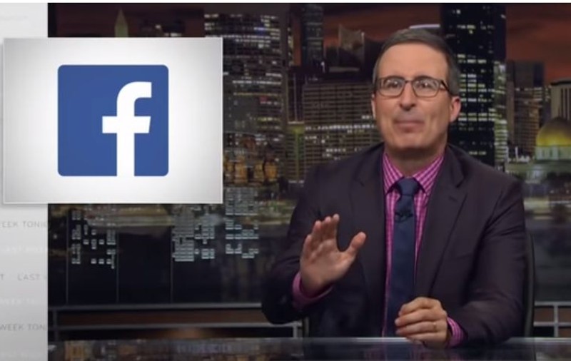 Comediantul Jonh Oliver ironizează Facebook, după problemele din ultima vreme ale rețelei sociale