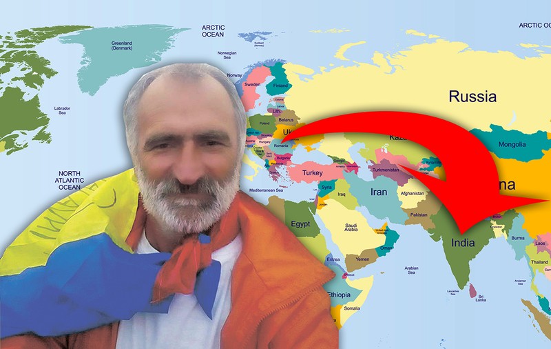 Visul unui ieșean începe pe 20 august. Petru va merge pe jos până în India. Temerarul vrea să strângă fonduri pentru o bibliotecă