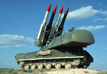 Tor-M1 (SA-15 în nomenclatura NATO), un sistem anti-aerian cumpărat de Iran de la ruși FOTO: EPA