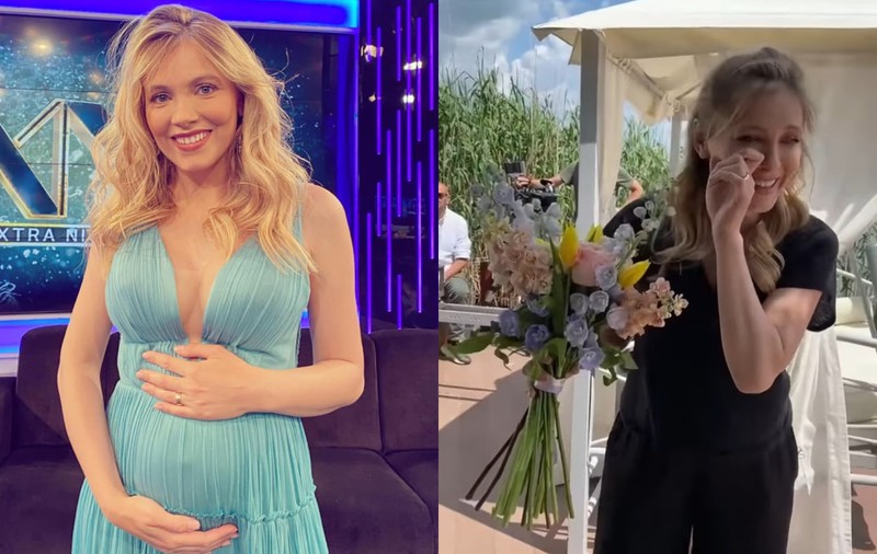 Andreea Ibacka a intrat în concediu prenatal. De ce a plâns pe platourile de filmare
