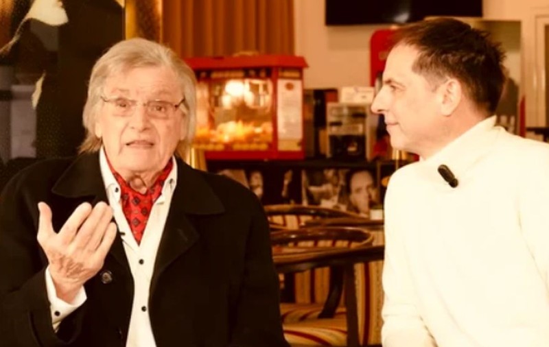Imagini cu Florin Piersic la 90 de ani. Ce i-a spus lui Dan Negru, după ce prezentatorul l-a apelat video