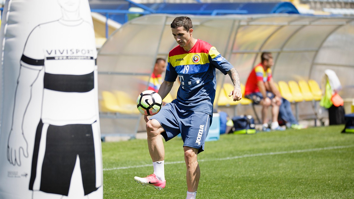 Bogdan Stancu s-a antrenat alături de tricolori