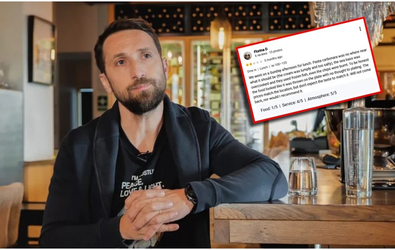 Ce a deranjat-o pe o clientă după ce a comandat paste și pește la restaurantul lui Dani Oțil din București: „Nu voi reveni și nici nu îl voi recomanda”