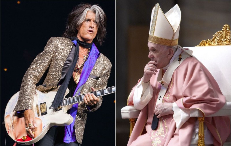Papa Francisc, alături de chitaristul de la Aerosmith, la conferința pe tema sănătății de la Vatican