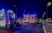 Accident pe A1 în Arad cu cinci mașini