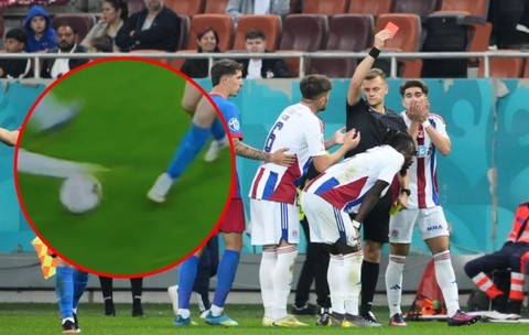Două faze controversate în FCSB – Oțelul! Cristi Balaj explică de ce Vali Crețu nu a primit cartonașul roșu după ce l-a lovit cu genunchiul pe Paul Iacob. Exclusiv