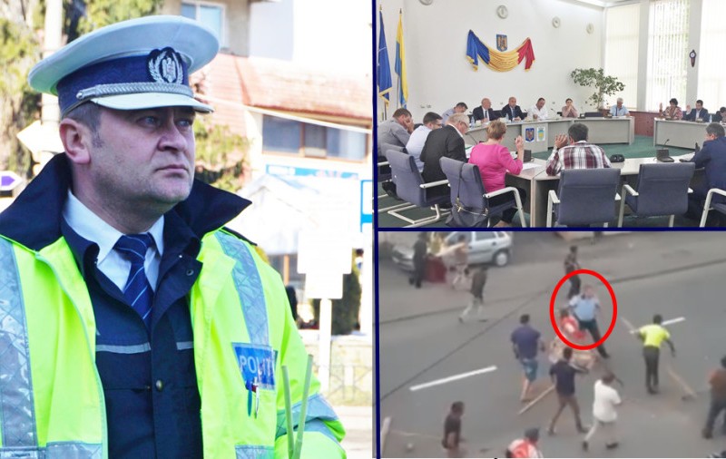 Polițistul care a intervenit singur într-un grup de rromi la Târgu Neamț devine cetățean de onoare. La fel și medicul Andreea Nechita, imobilizată în scaunul cu rotile
