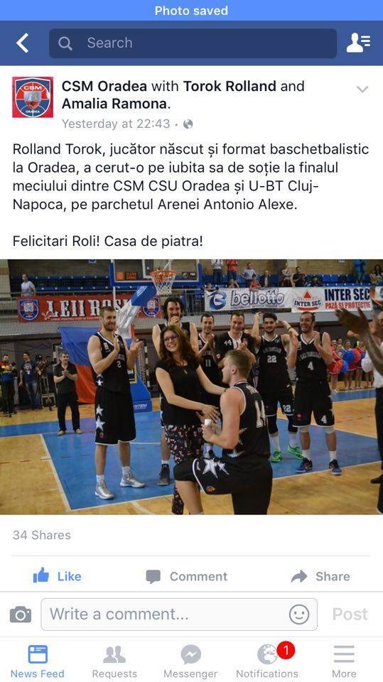 Momentul unic din viața celor doi