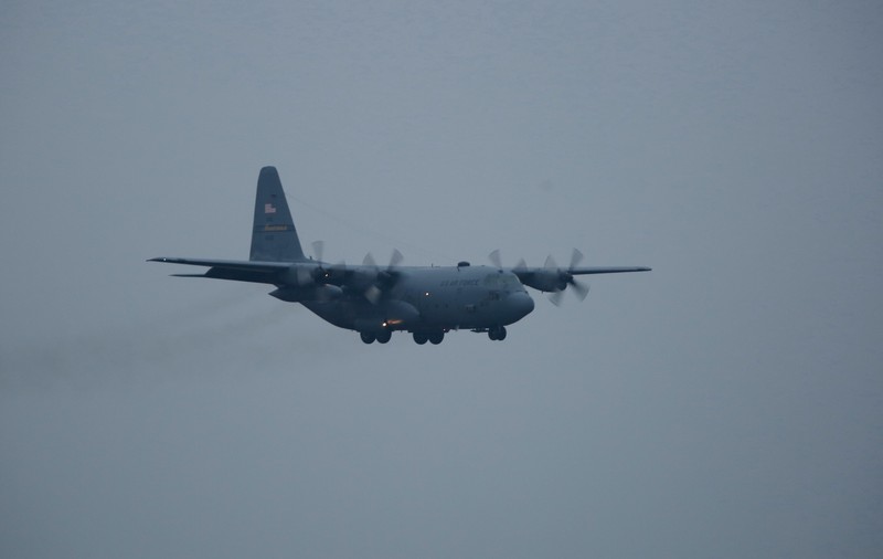 O aeronavă C-130 Hercules, donată Forţelor Aeriene Române de Guvernul SUA