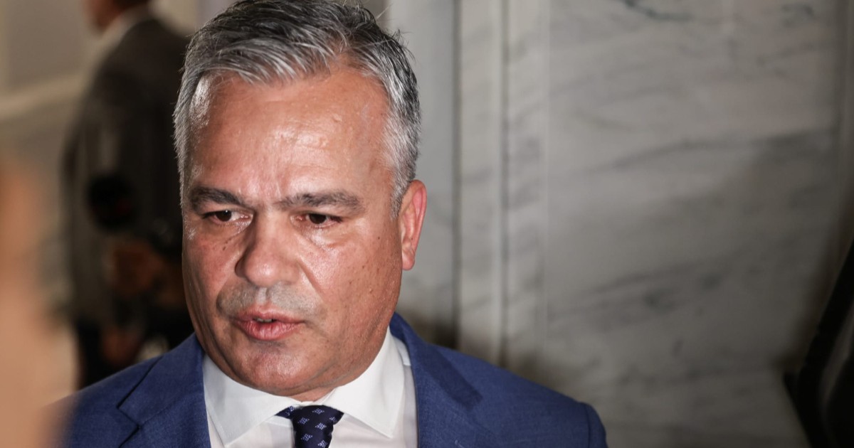 Adrian Veștea, în timpul unor declarații de presă la Palatul Parlamentului