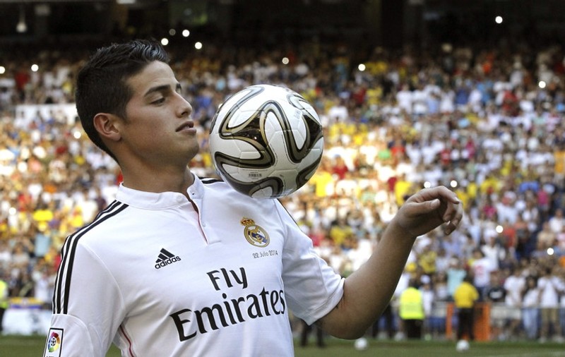 James Rodriguez a marcat primul gol pentru Real Madrid
