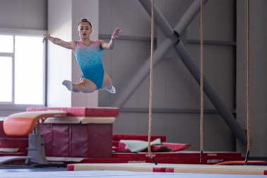 Larisa Iordache la antrenament