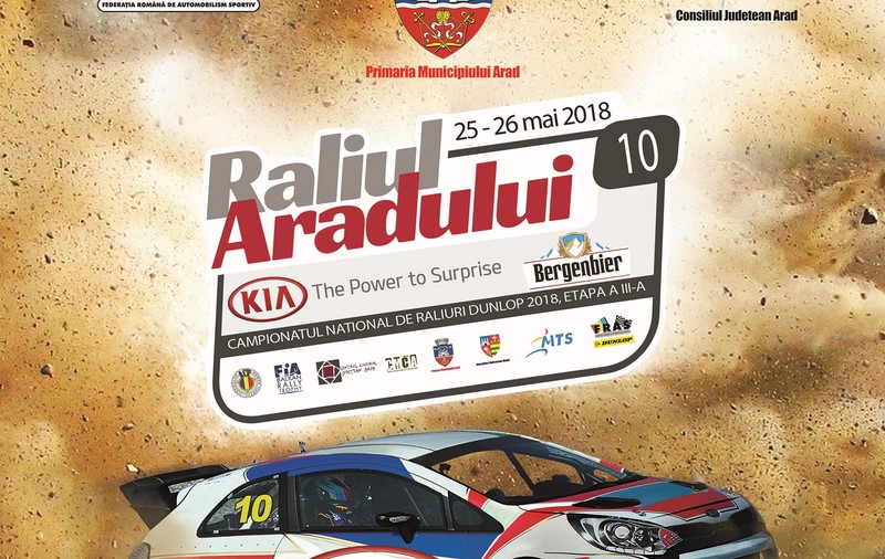 Raliul Aradului KIA 2018.  Echipajele vor parcurge peste 100 km de probe speciale