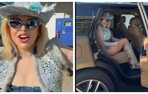 Cum a apărut Loredana Groza la un concert susținut în București. Artista a făcut spectacol în cea mai provocatoare ținută