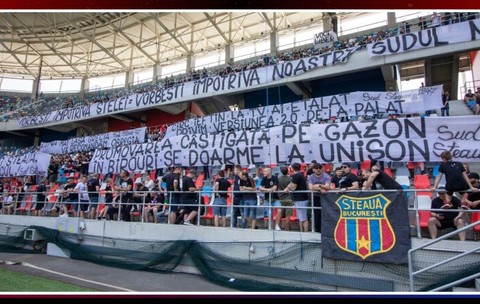 Cum a apărut Peluza Sud din galeria Stelei. Ce șanse sunt de împăcare cu Nordul de la FCSB