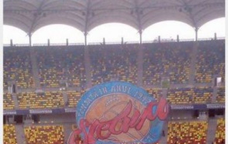 Suporterii lui Dinamo ironizează coregrafia galeriei Stelei