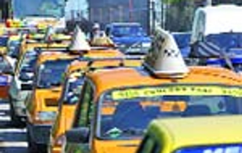 Protest spontan al taximetristilor