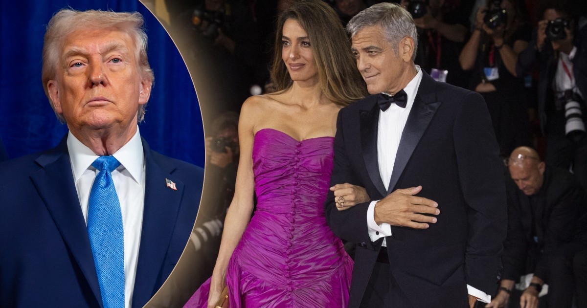 George Clooney i-a răspuns lui Donald Trump, după ce actorul și soția lui, Amal Clooney, au fost puși la zid